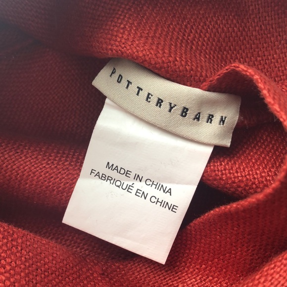 Pottery Barn Accent Pillow Cover Rust - Picture 7 of 9